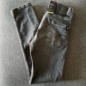 LEVIS Jeans Gray Denim Pants 510 Skinny Fit Stretch Casual